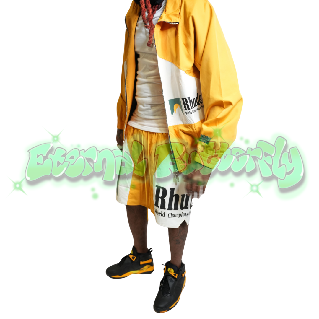 Rhude Championship Short Set - Yellow