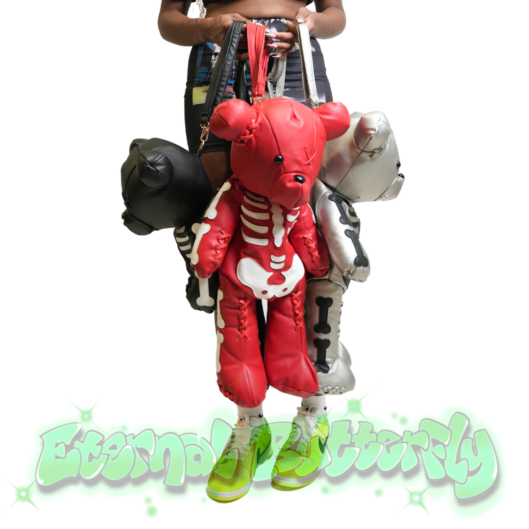 Eternal Deddy Teddy - Red + Silver + Black