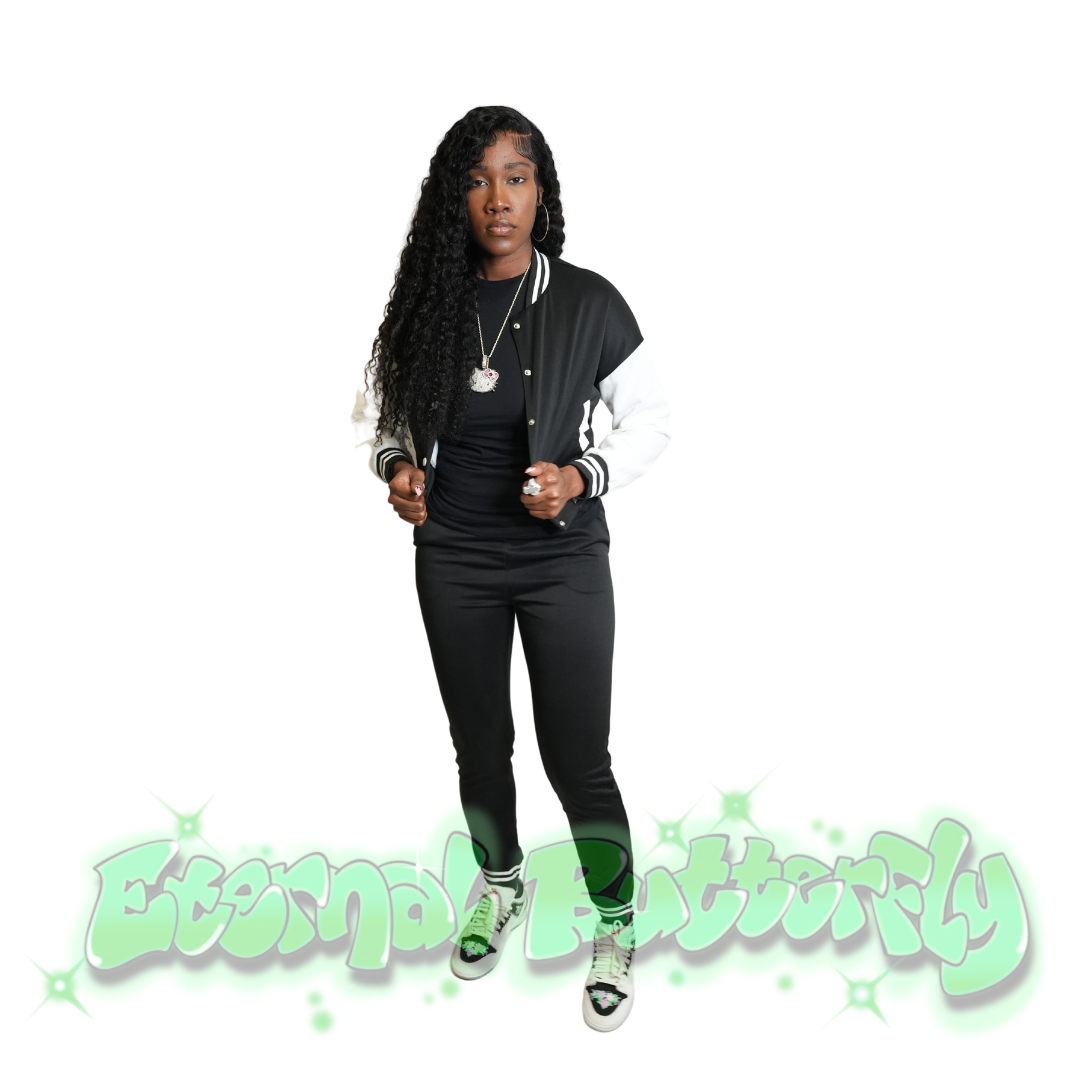 Black Varsity Jacket + Pants Set