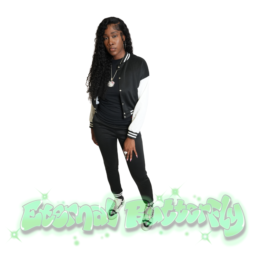 Black Varsity Jacket + Pants Set