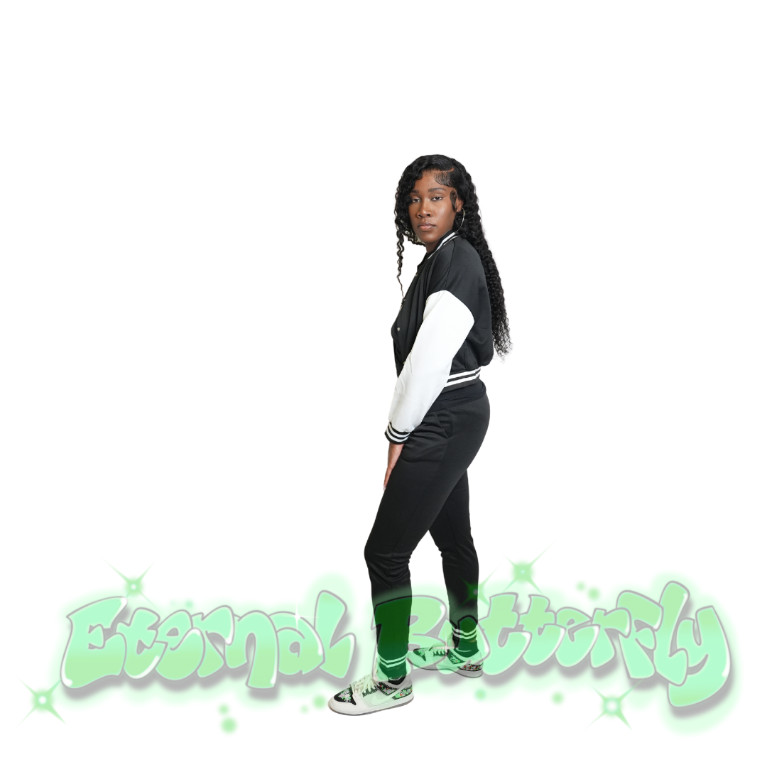 Black Varsity Jacket + Pants Set