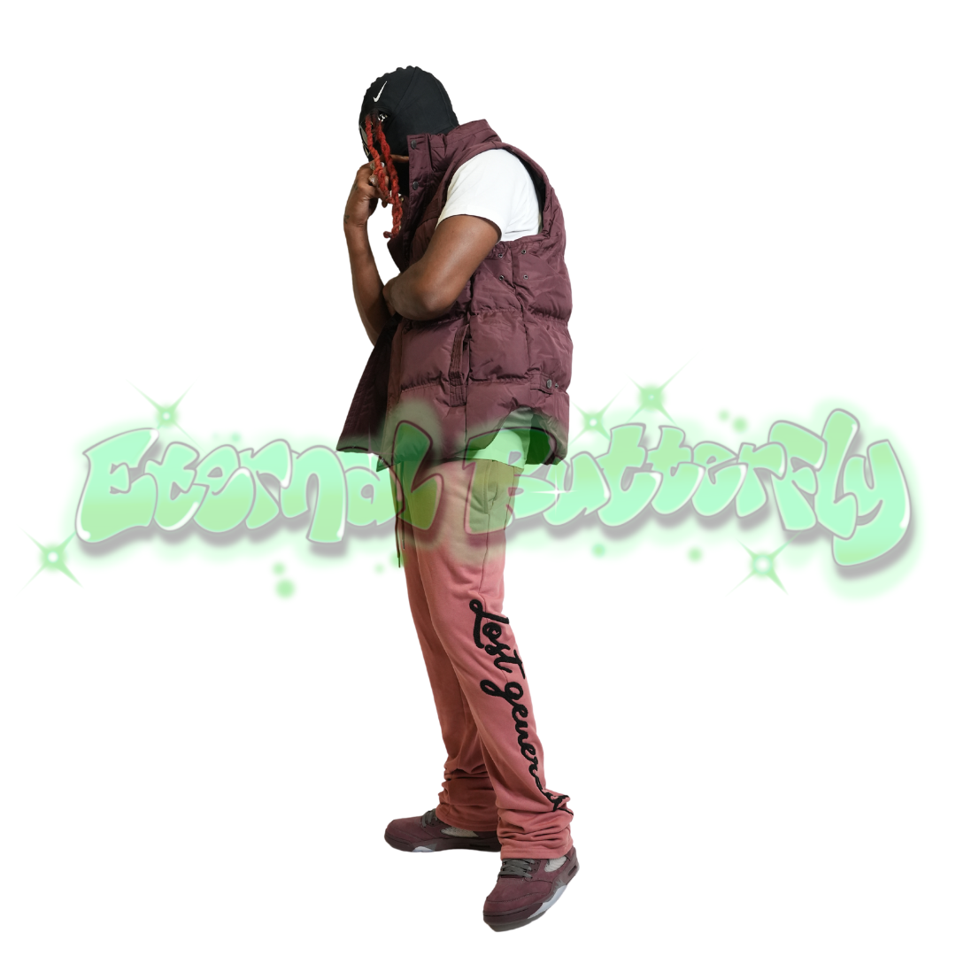Bubble Vest - Burgundy