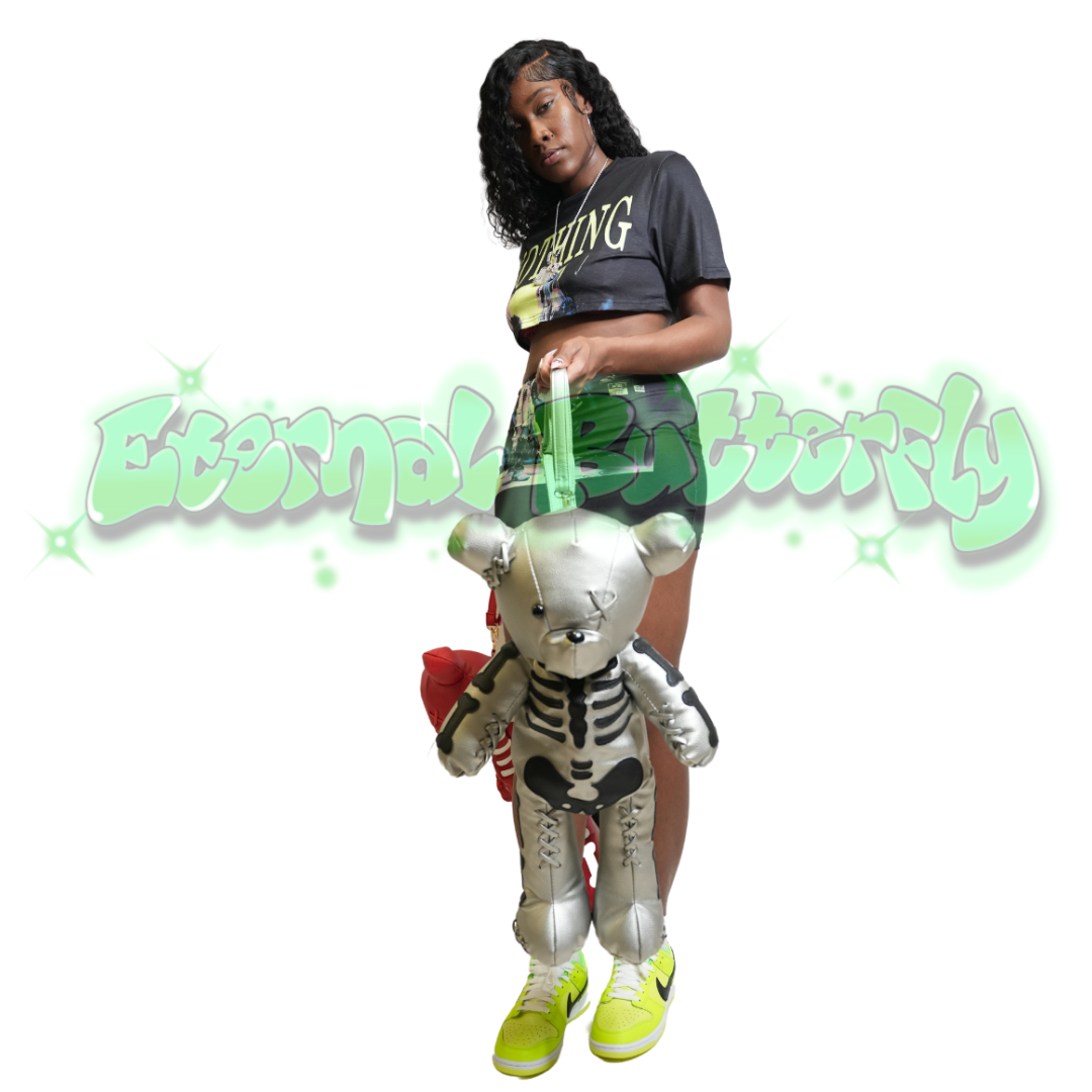 Eternal Deddy Teddy - Red + Silver + Black